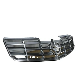 2006-2011 Cadillac DTS Upper Grille Silver with Emblem 2007 2008 2009 2010 - Picture 1 of 12