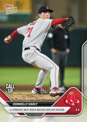 Connelly Early Call Up RC 11 K's MLB Debut - 2025 Topps AHORA - Tarjeta 685 EN MANO Foto 1 de 2