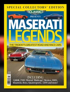 CLASSIC & SPORTS CAR MAGAZINE PRESENTS MASERATI LEGENDS ~ NEW ~ - Picture 1 of 1