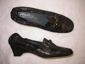 Helle Comfort Yuki Pumps Shoes Black 37 6.5 - Picture 1 of 2