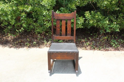 Charming Mission Oak Original Finish Rocking Chair with Sewing Drawer ~Ca.1910 Cover