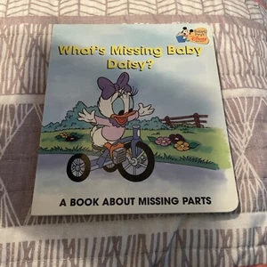 (Disney) Baby’s First- What’s Missing Baby Daisy? - Book About Missing Parts - Picture 1 of 3