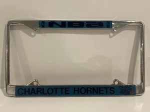 Charlotte Hornets NBA Chrome Metal License Plate Frame - Picture 1 of 4