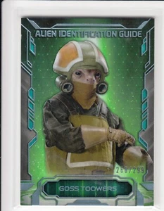 2016 Star Wars Capolavoro Guida Identificazione Aliena Foil #9 Goss Towers /299 - Foto 1 di 1