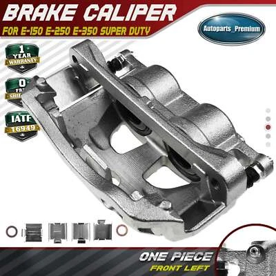 Pinza de freno de disco delantera izquierda con soporte para Ford E-150 E-250 E-350 Super Duty Foto 1 de 4