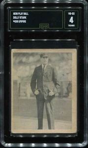 1939 Spielball R334 #106 Dolly Stark - National League Umpire - GMA 4 sehr guter Zustand/ex - Bild 1 von 2