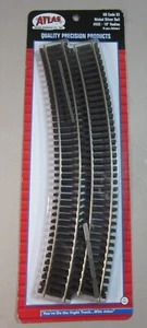 Atlas #532 HO Code 83 Nickel Silver Rail 18" Radius (6pk) - Model Railroad Track - Picture 1 of 4