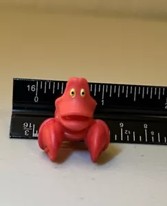 Vtg Disney Little Mermaid Red Crab Sebastian Mini Pvc Figure Toy - Picture 1 of 5