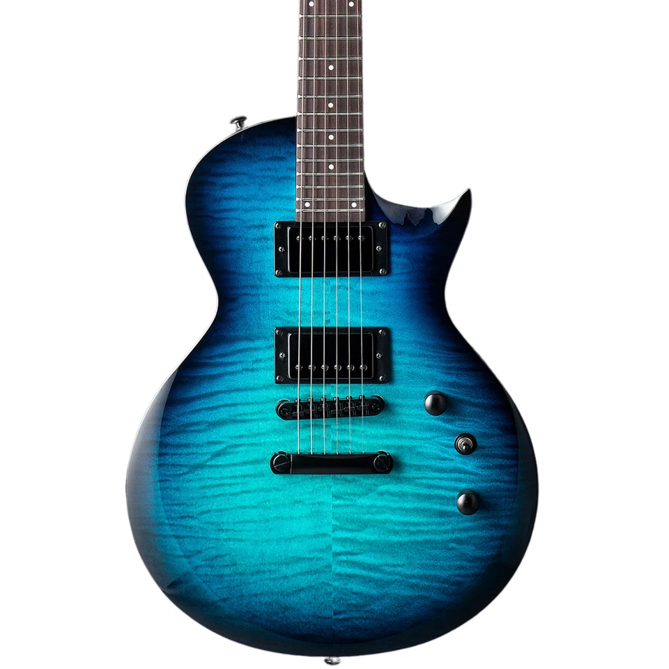 Guitarra eléctrica ESP LTD EC-200DX, diapasón de palisandro, ráfaga azul Foto 1 de 3