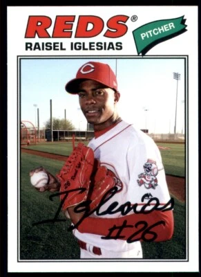 2018 Topps Archives #116 Raisel Iglesias - Image 1 of 2