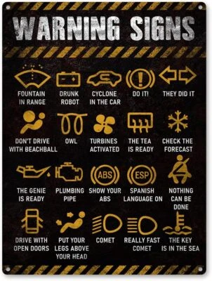 Гаражные вывески - механическая вывеска магазина смешной декор для папы, автомобиля металлический настенное искусство металл - Изображение 1 из 4