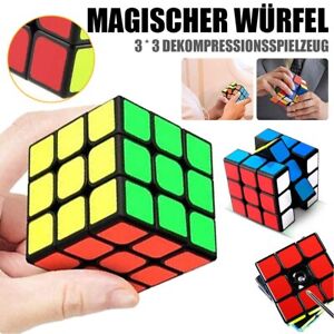 Zauberwürfel 3x3 Speedcube Dreh Puzzle klassisch Magic Geschenk neu 3D Training