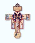 †ST BENEDIKTMEDAILLE/KRUZIFIX: 9 ZOLL Holzwandkreuz - katholisch sakramental