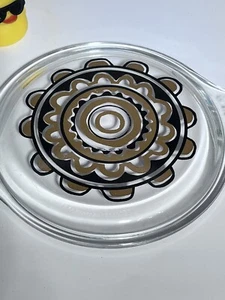 Vintage 1969 Promotional Pyrex SOL FLOWER Casserole Replacement Lid 36 470-C - Picture 1 of 3