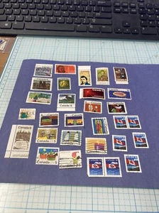 USED Canada 1970-71 Stamps Mix+ to 1998- 30 Total Mixed Lot, $1 Ships- DEAL!LOOK - Picture 1 of 10