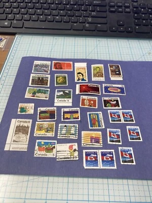 USED Canada 1970-71 Stamps Mix+ to 1998- 30 Total Mixed Lot, $1 Ships- DEAL!LOOK - Image 1 of 4