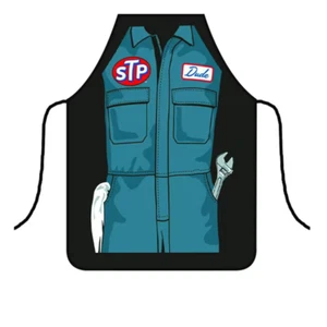 Mechanic Automobile Apron Smock Funny Dinner Sexy Cooking BBQ Pinafore - Picture 1 of 4