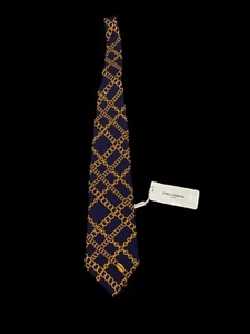 Vintage deadstock Dolce & Gabbana fantasy design geometric silk tie - Picture 1 of 3