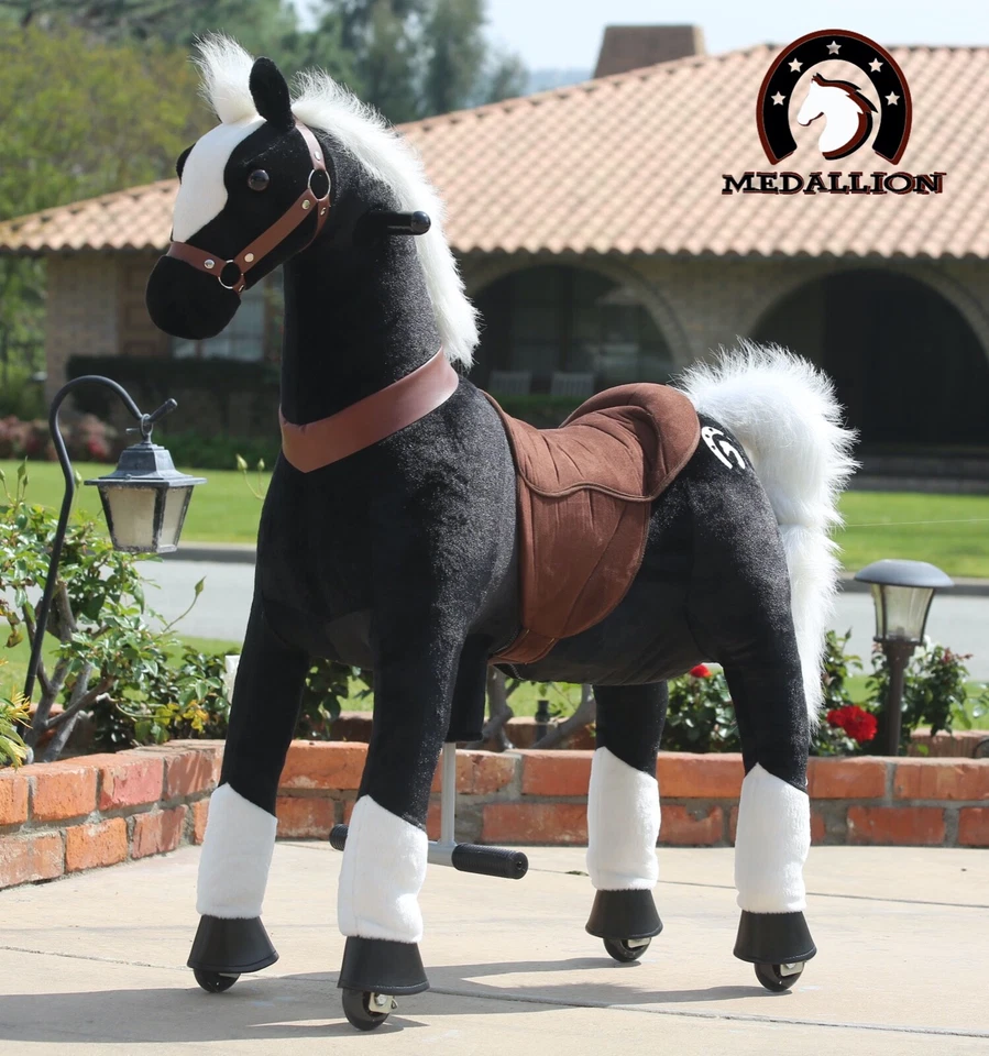 Medallion - My Pony Ride On Real Walking Horse for Children - Pink