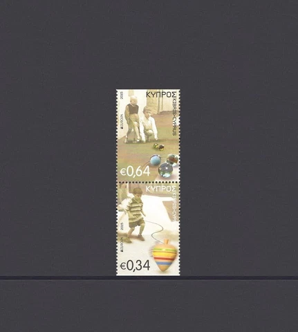 CYPRUS, EUROPA CEPT 2015 OLD TOYS, BOOKLET SET , MNH Cover