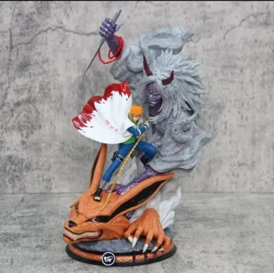 Naruto action figure minato hogake volpe Kurama scontro 29cm - Immagine 1 di 4