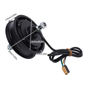 Motor de rueda de 10 pulgadas/52 V 1000 W motor eléctrico delantero/trasero rueda buje motor sin escobillas - Imagen 1 de 9
