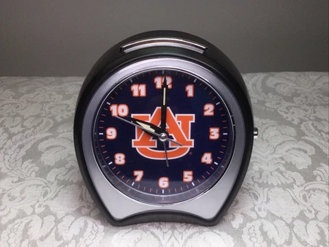 Auburn Tigers Classic Battery Powered  Alarm Clock Cover