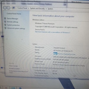 17.3" HP PAVILION G7 AMD  HD Graphic 4GB 500G HDD WEBCAM WIN 10 - Picture 1 of 6