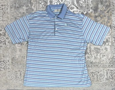 Harry Vardon Golf Polo Shirt Striped Plantation Men's Size XL - Image 1 of 4