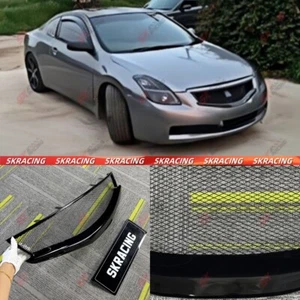 Glossy Black/Carbon Fiber Front Bumper Grille Mesh For Nissan Altima Coupe 08-09 - Picture 1 of 29