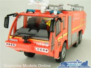 SENTINEL S3X SIDES FIRE ENGINE MODEL TRUCK DUBLIN IRELAND RED 1:43 IXO AIRPORT T - Picture 1 of 11