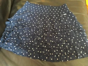 GILLY HICKS BLUE POLKA DOT SHIRT Size XS - Picture 1 of 4