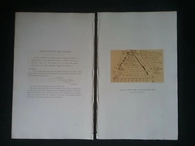 1864 LORD (ALFRED) TENNYSON LETTER *(126+ years old, copy made in 1899)* VINTAGE - Image 1 of 4