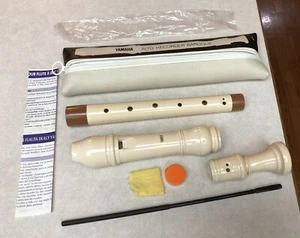 YAMAHA ALTO Recorder Baroque With Case And Manual New Japan - Picture 1 of 10