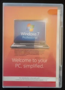 Win7 Pro 64-bit Install Disk (includes install key) - Picture 1 of 1