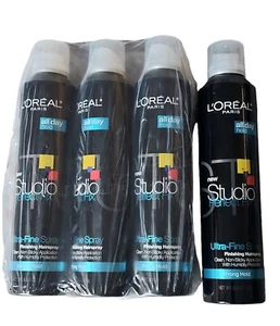 4pack Loreal Studio Perfect Fix Ultra Fine Spray Strong Hold 8.5oz each USA Mad - Picture 1 of 5