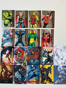 Marvel Thor Hulk Spiderman Silver Age Roll Call Inserts Canvas Upper Deck Vision - Picture 1 of 8