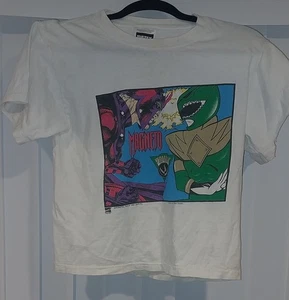 Rare Vintage Magneto vs. Tommy Green Ranger 1994 Marvel Mmpr Shirt L READ DESCR - Bild 1 von 10