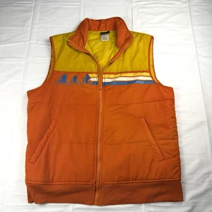 Chaleco Stranger Things Para Hombre L Naranja Cremallera Completa Puffer Netflix Oficial Retro TV - Imagen 1 de 6