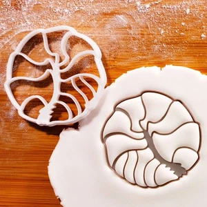 Introverted Isopod Cookie Cutter - Woodlice insect bug pillbug roly poly nature - Picture 1 of 5