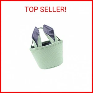 Easter Baskets Easter Bunny Ears Bags - Easter Egg Bunny Bucket for Kids (Green) - Picture 1 of 2