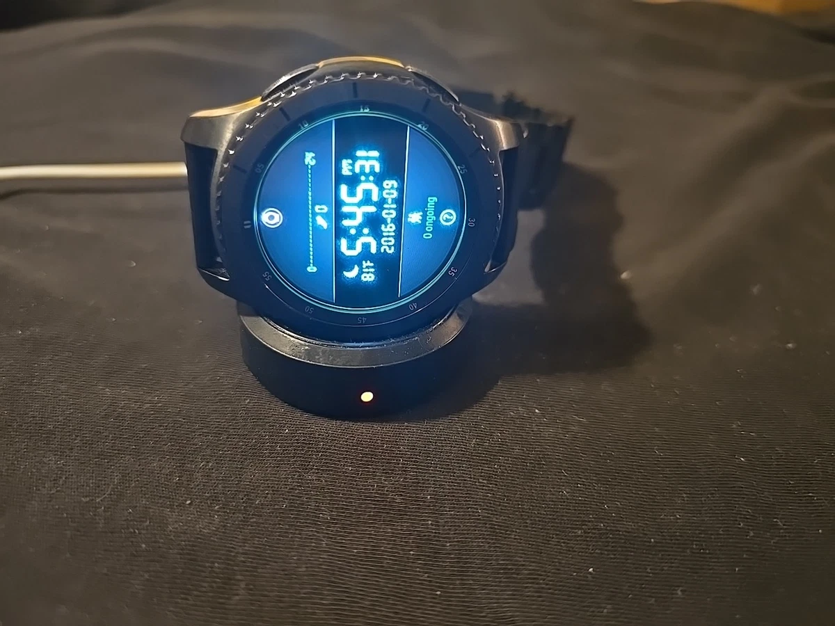 Galaxy S3 Watches Bluetooth Smartwatch Gear S3 Samsung Galaxy Watch  Standalone Mode Samsung Gear S3 Frontier Gray Smart Watches