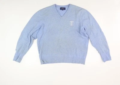 Peter Scott Wollpullover Pullover Herren blau V-Ausschnitt L - Bild 1 von 4