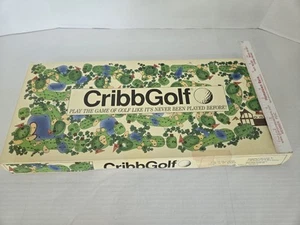Cribb Golf Cribbage Golf Game Wooden Board 1991 READ Complete FREE SHIPPING - Picture 1 of 8