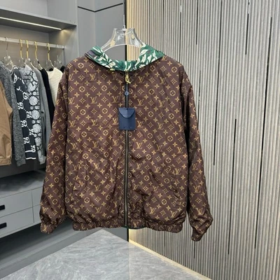 Men's Autumn Jacket with All-Over Logo Print Double-sided 16 - Image 1 of 4