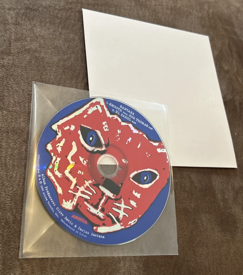 Smooth [US CD/Cassette Single] [Single] by Santana CD DISC ONLY NO TRACKING - Image 1 of 1