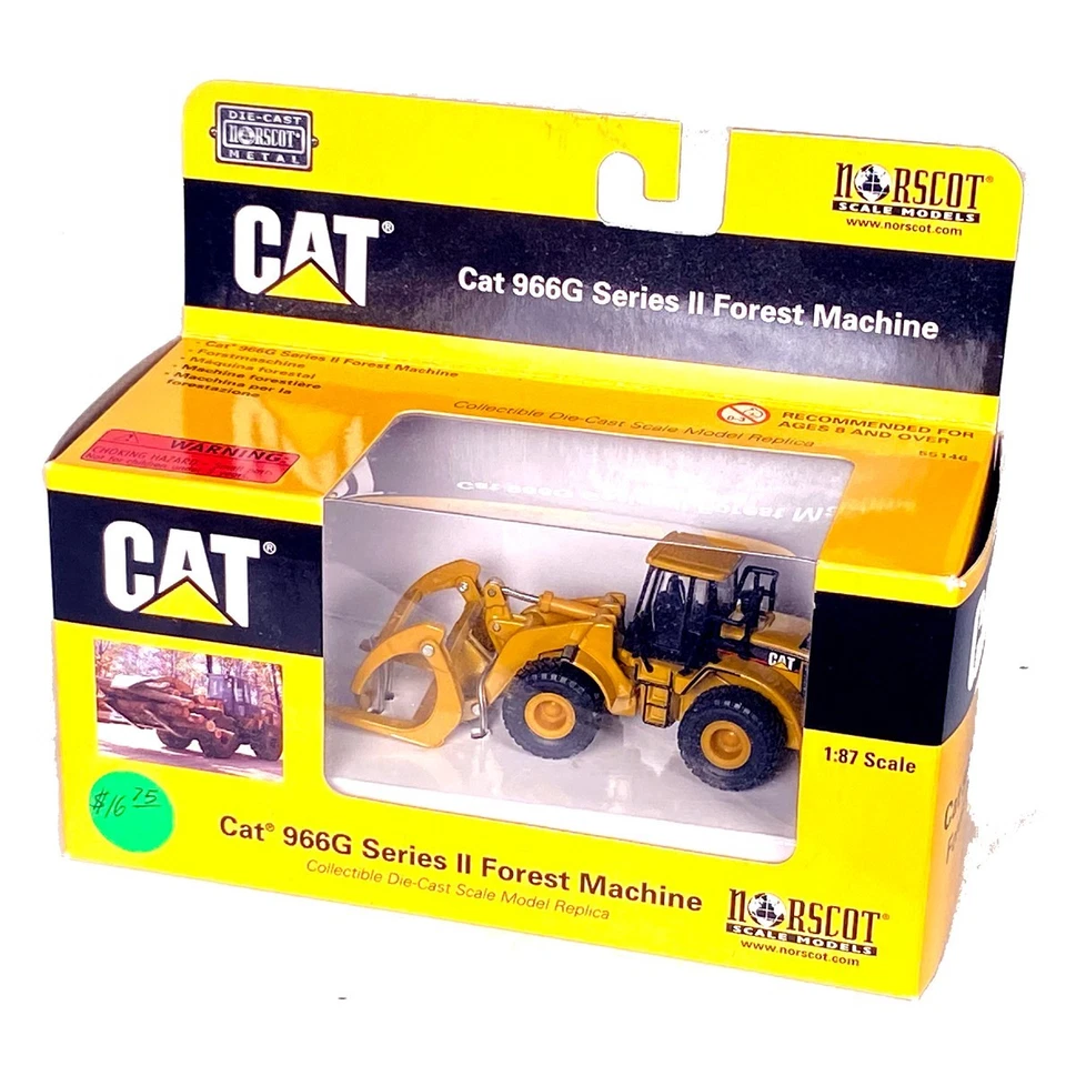 HO 1:87 NORSCOT 55146 --- CAT 966G SERIE II MÁQUINA FORESTAL CARGADOR DE TRONCOS --- NUEVO EN CAJA Foto 1 de 1