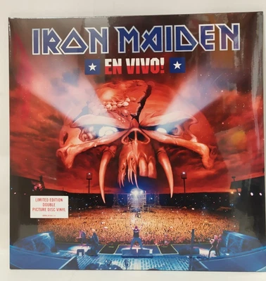 Iron Maiden En Vivo! Limited Edition Double Picture Disc NEW SEALED Europe 2012 - Immagine 1 di 4