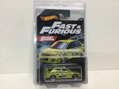 2019 HOT WHEELS FAST & FURIOUS 2 FAST 2 FURIOUS MITSUBISHI LANCER EVOLUTION 3/6 - Image 1 of 4