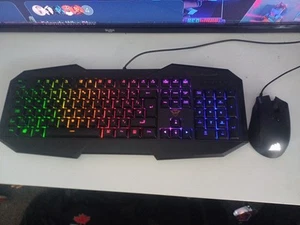 Trust GXT Gaming Keyboard and Mouse Set Cash only - Picture 1 of 6